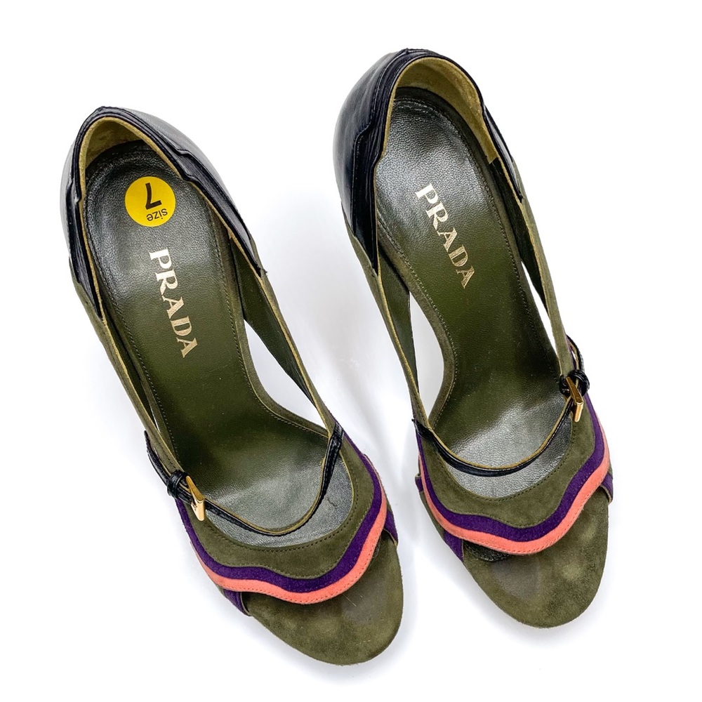 Prada Fairytale Collection Color Block Stilettos - image 2